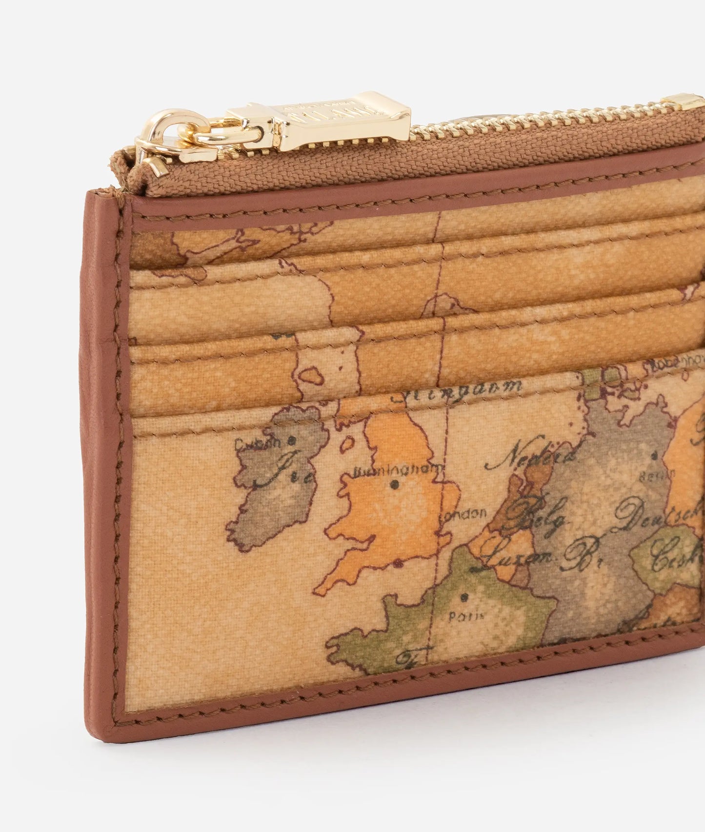 Porta carte di credito con zip Geo Classic Alviero Martini Prima Classe