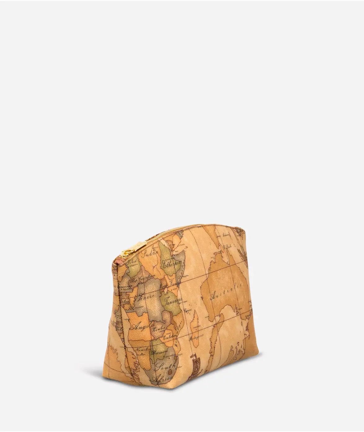 Pochette grande in tessuto stampato con cartina geografica Geo Classic - Alviero Martini Prima Classe