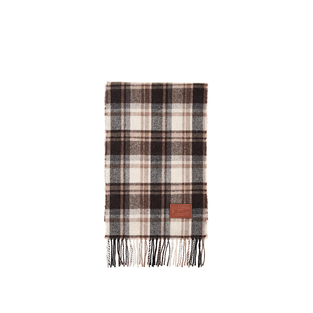 Stola in lana con frange LIFE_STYLE The Bridge Marrone