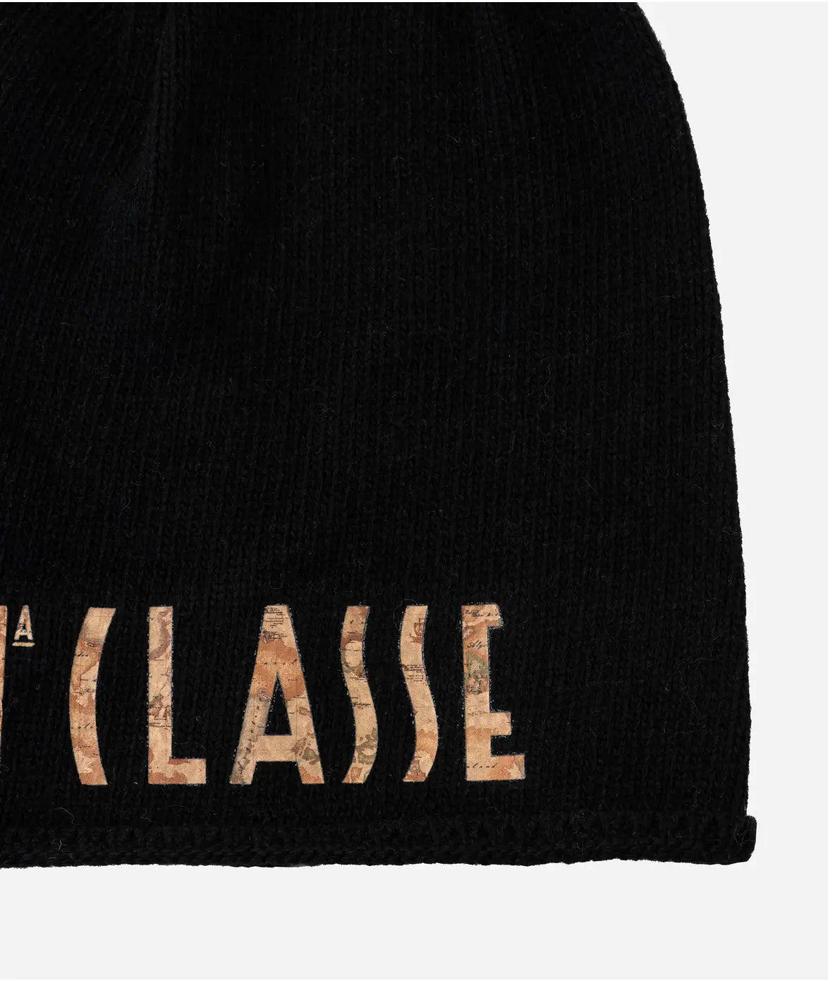 Berretto con logo in misto cashmere Nero - Alviero Martini Prima Classe