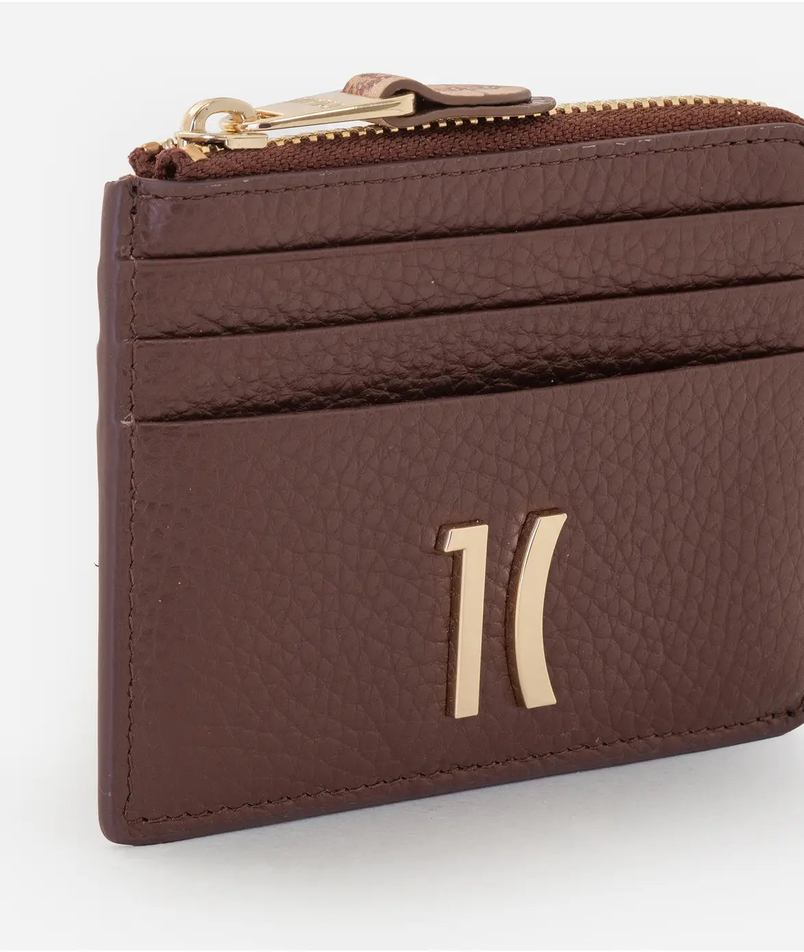 Bustina Portacarte in pelle granata - Castle Leather - Alviero Martini Prima Classe