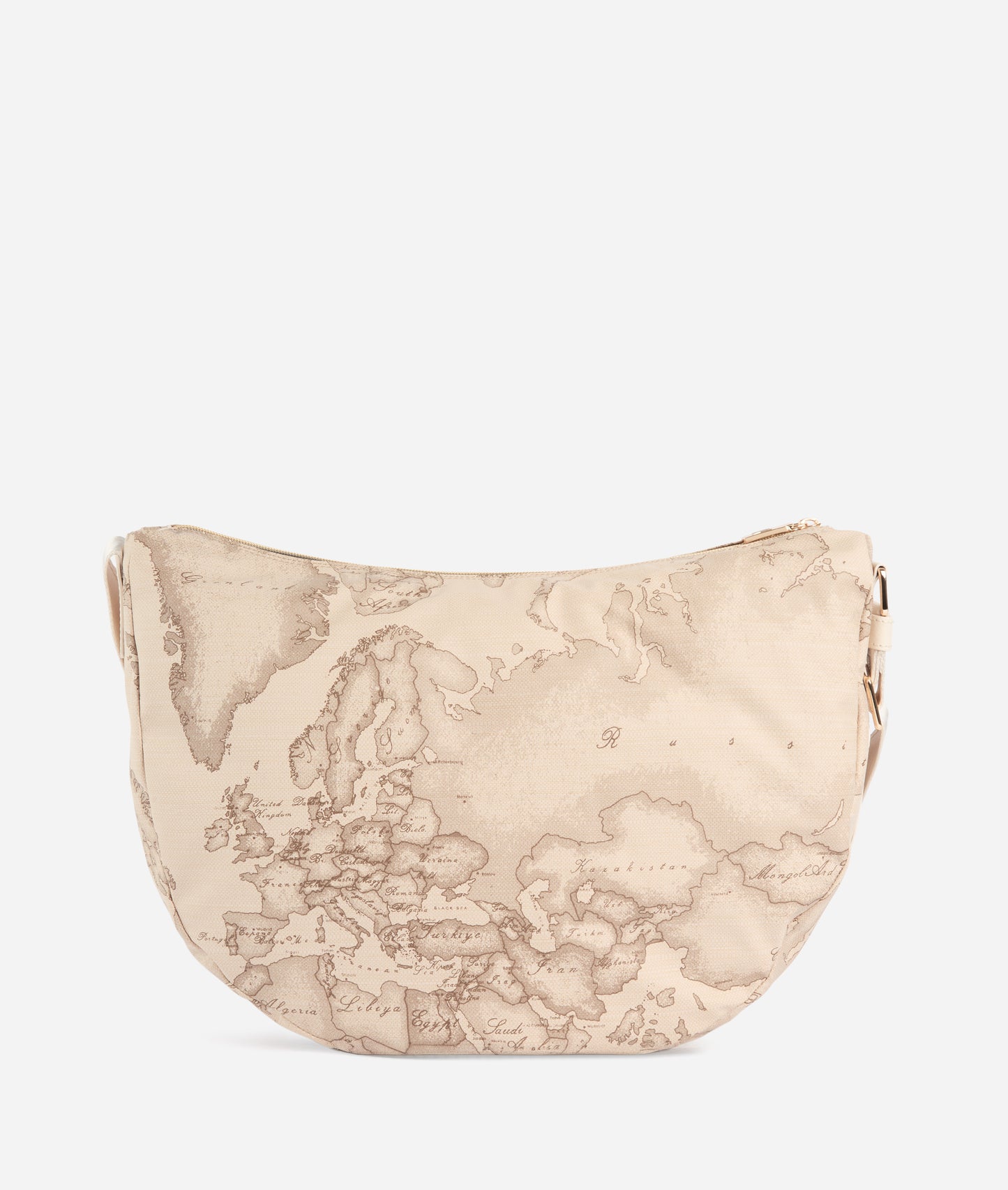 Tracolla a mezzaluna Grande in tessuto soft Rafia Geo Safari Soft Petals -Alviero Martini Prima Classe