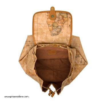 Zaino medio donna Alviero Martini Prima Classe Geo Black Soft