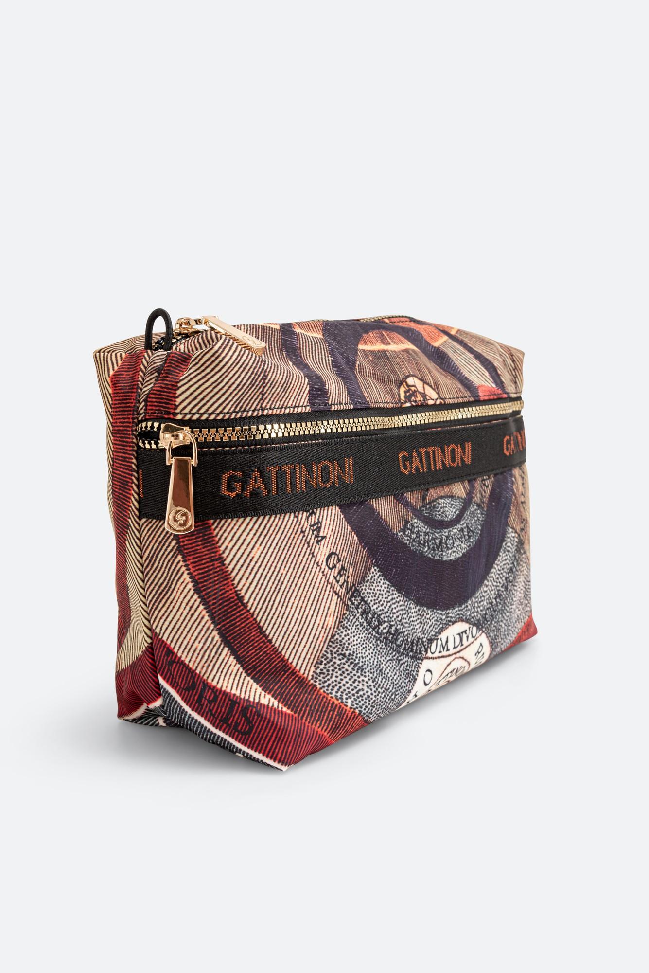 Beauty Case grande in nylon Stampa Planetarium Easy Chic Classic - Gattinoni