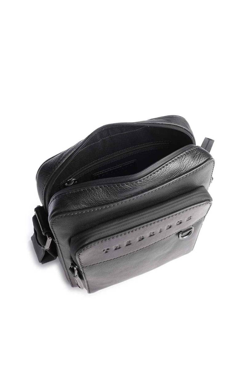 Borsello uomo medio in pelle - Damiano - The Bridge