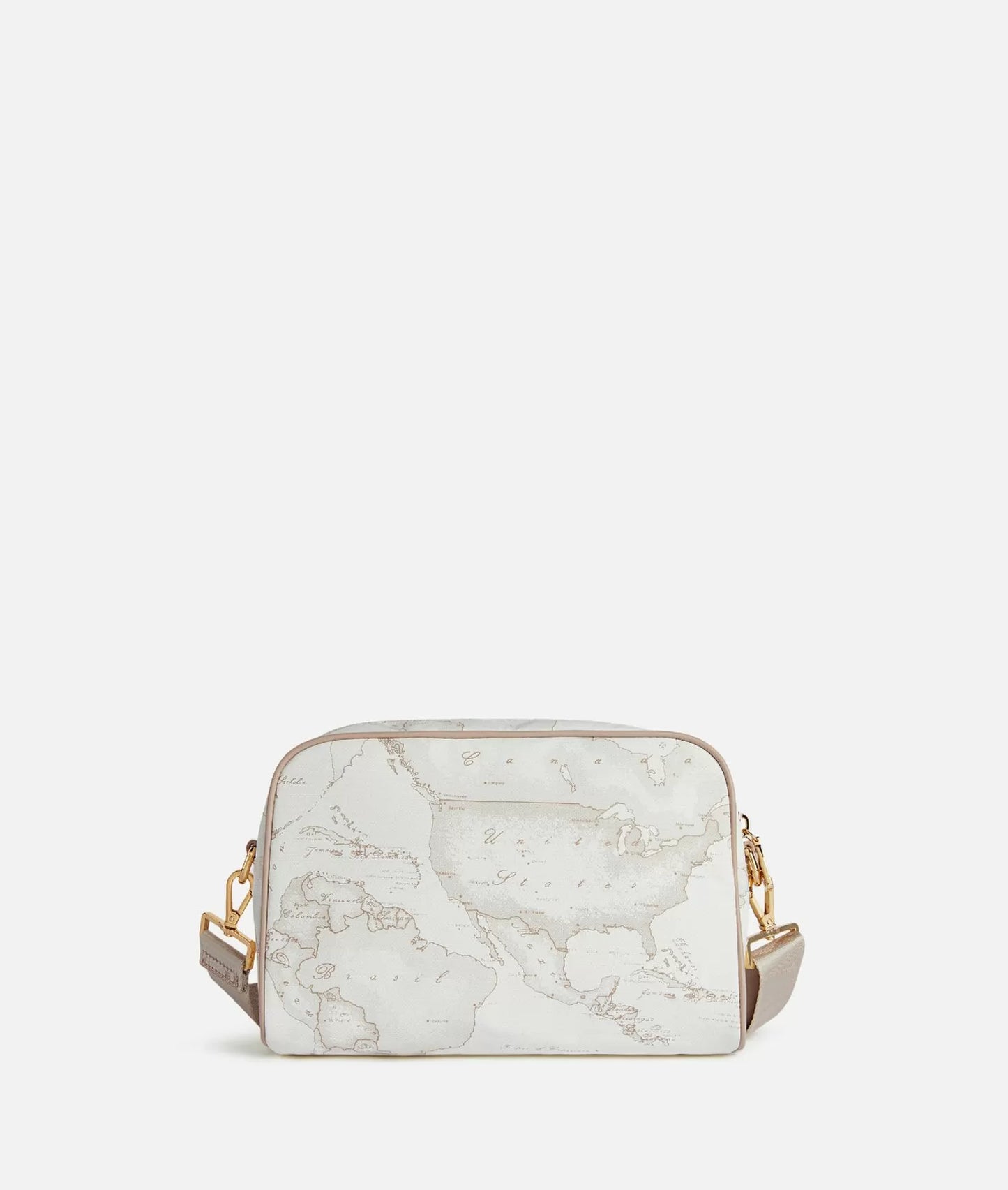 Borsa a tracolla Reporter media - Geo Soft - Alviero Martini Prima Classe - Geo Bianco