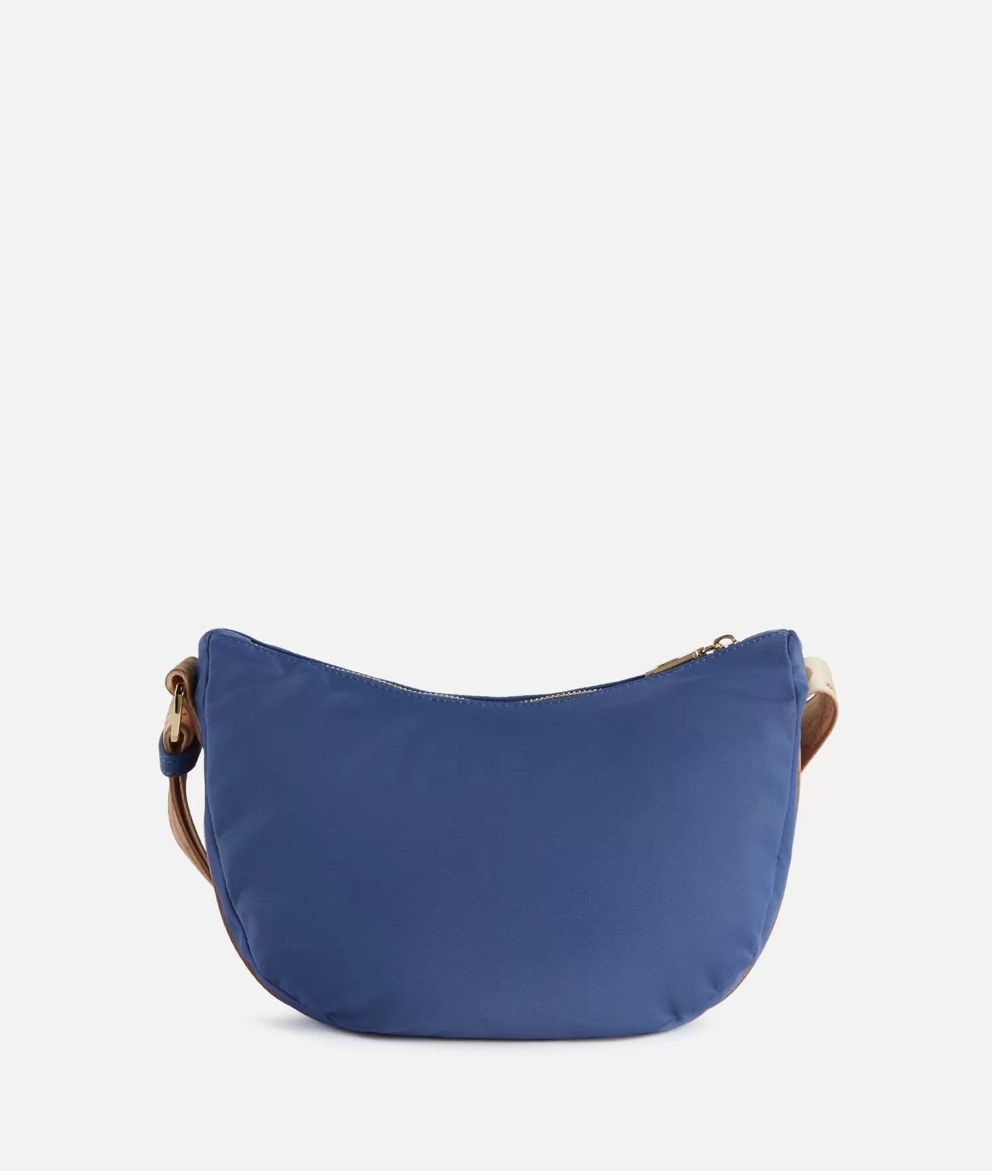 Borsa a tracolla a mezzaluna piccola in nylon riciclato - Nylon Eco Vibe - Alviero Martini Prima Classe