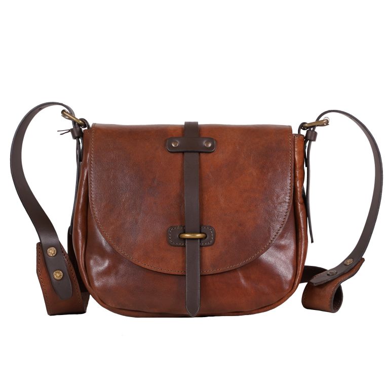 Borsa a tracolla compatta LOEWE in pelle con hardware con logo Borsa a tracolla compatta LOEWE in pelle con hardware con logo