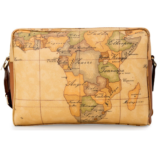 Borsa a tracolla reporter con tracolla in nastro - Geo Classic - Alviero Martini Prima Classe