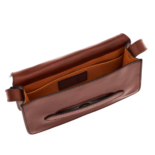 Borsa baguette a tracolla in pelle - Lucrezia - The Bridge