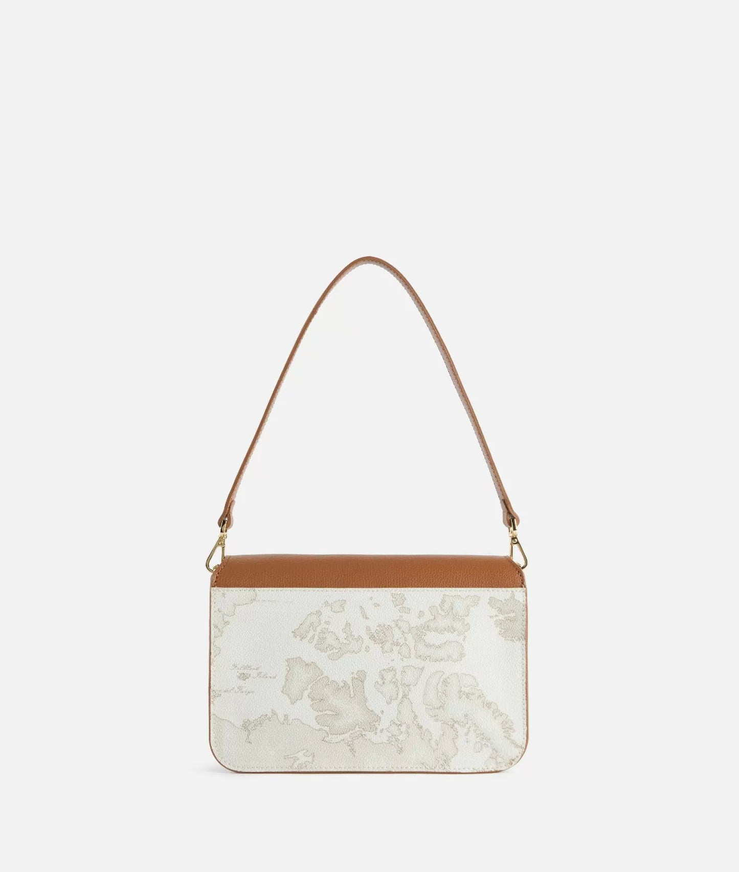 Borsa piccola a tracolla con patta - Geo White - Golden Touch Bag - Alviero Martini Prima Classe