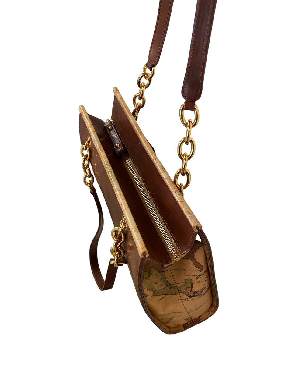 Borsa tote sottospalla in pelle spazzolato - Alviero Martini Prima Classe