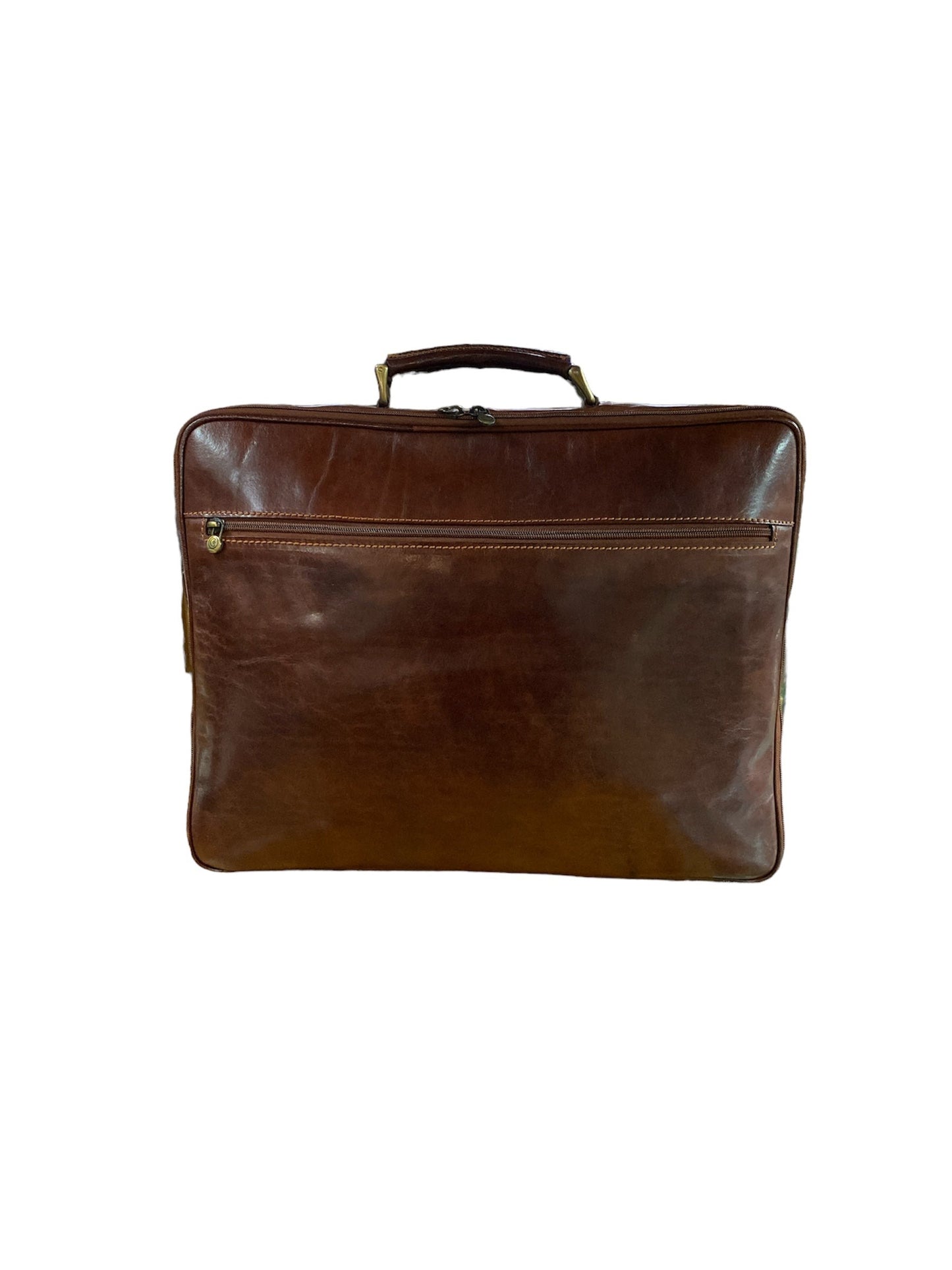 Cartella da lavoro / valigetta 48 ore in pelle due scomparti- Classic - Chiarugi Firenze