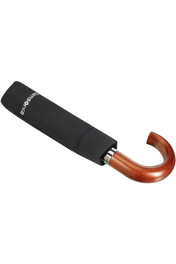 Ombrello corto automatico con manico in legno - Wood Classic S - Samsonite