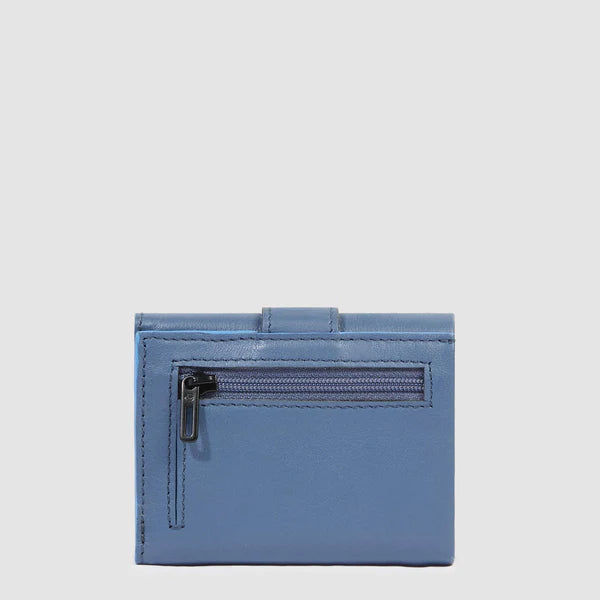 Portafogli uomo compatto in pelle con porta monete posteriore - Atlas - Piquadro