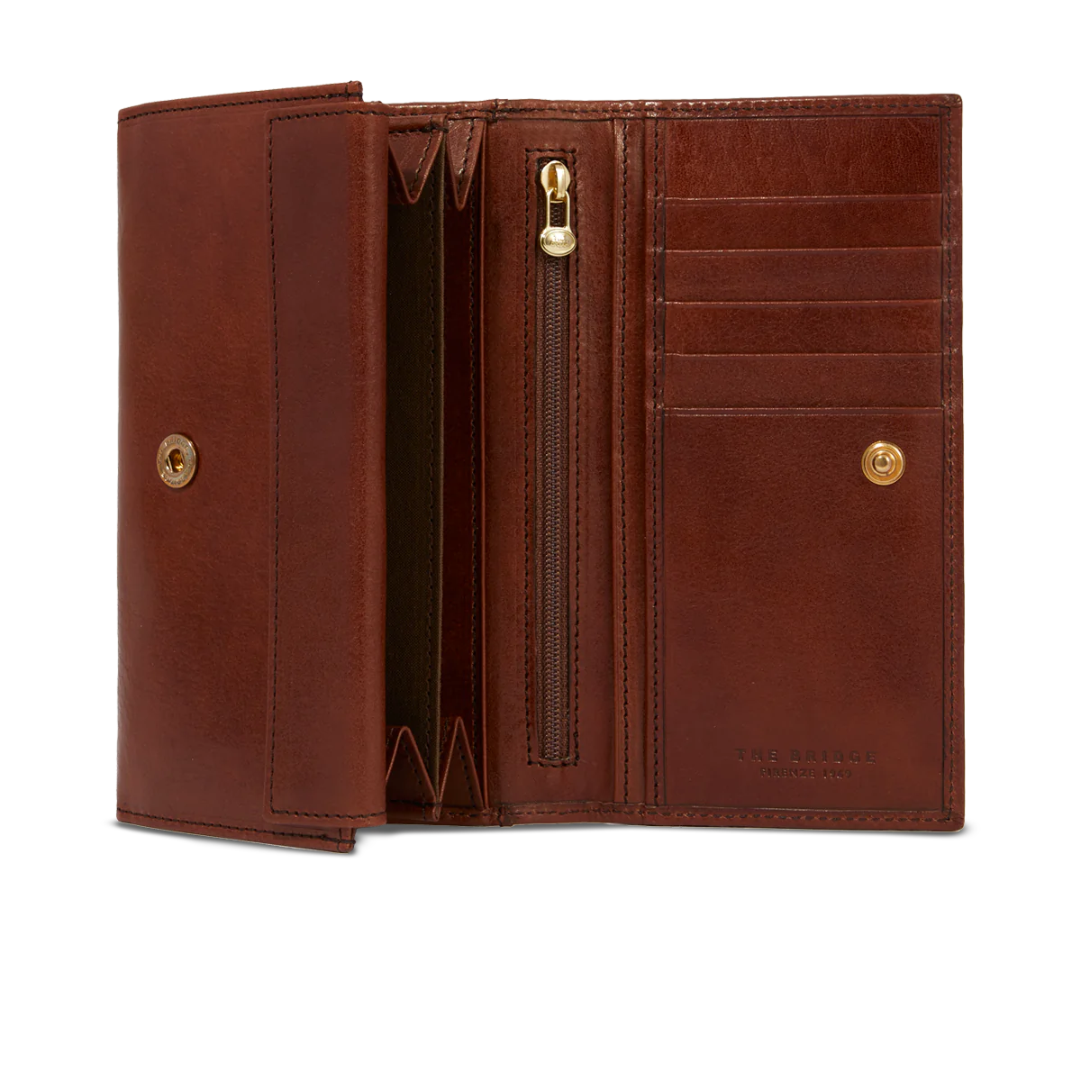 Portafoglio medio da donna con soffietto - Story Donna - The Bridge