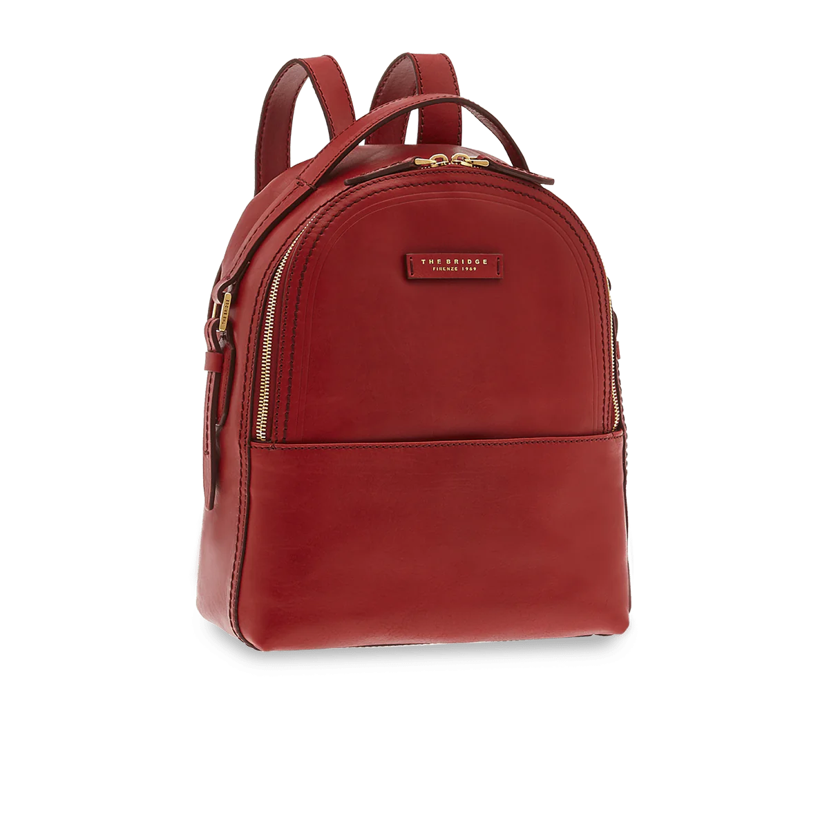 Bag Zaino Pc The Bridge Zainetto Donna Zainetto Rosso Pelle Zaino Donna Porta PC Circle In