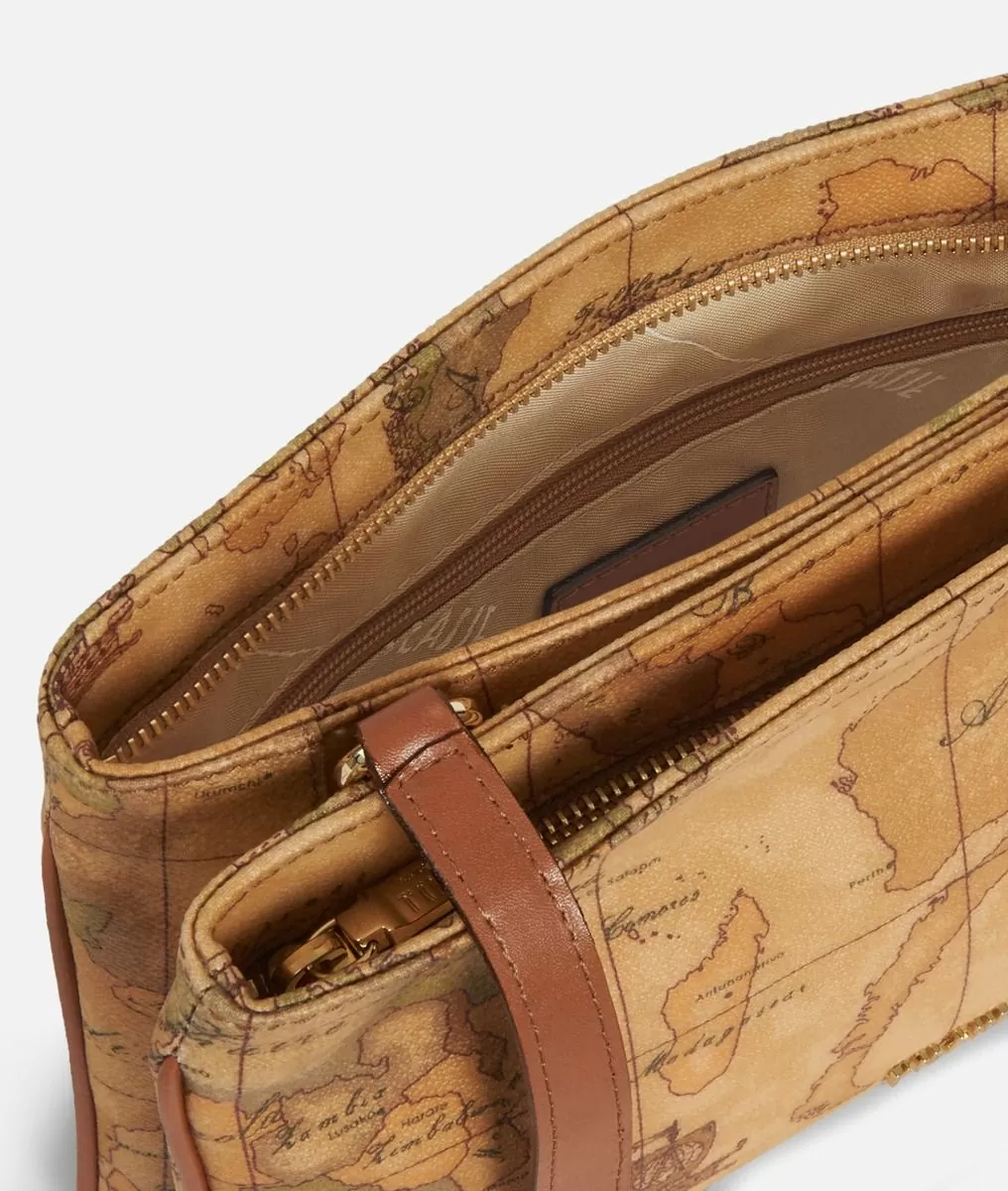 Borsa a tracolla piccola doppia cerniera- Geo Classic - Alviero Martini Prima Classe