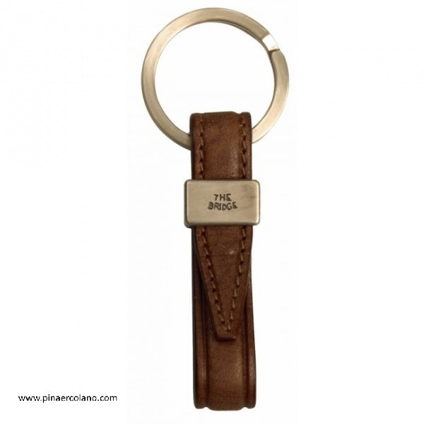 Portachiavi a ciondolo in pelle - Story The Bridge 09202401