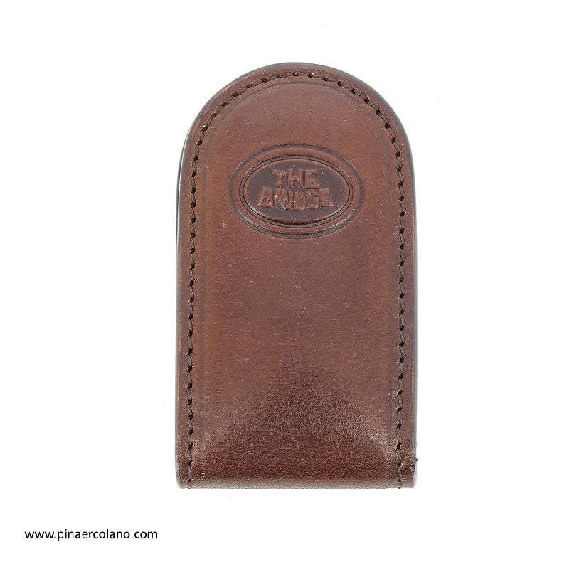 Porta banconote magnetico in pelle Story The Bridge