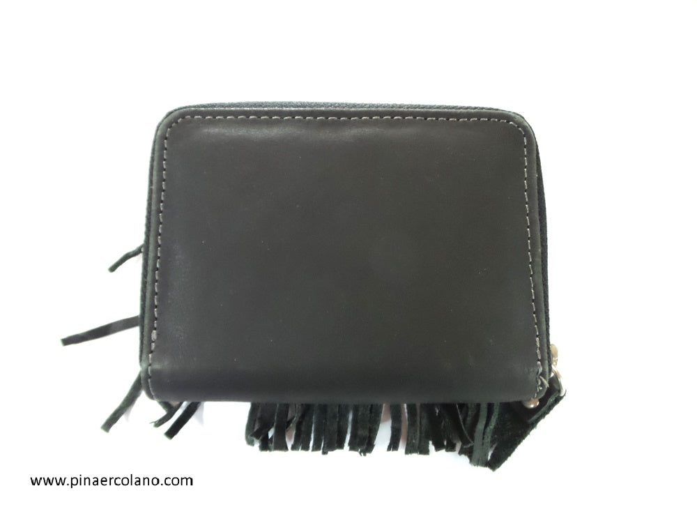 Portafoglio Donna Piccollo con frange zip around Diesel - Nero