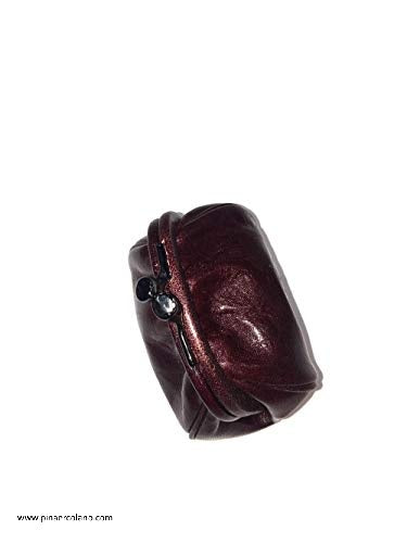 Porta monete scatto in pelle Donna - The Bridge - 8 x 6 x 4 cm