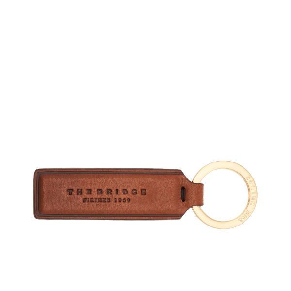Portachiavi in pelle con ciondolo Duccio The Bridge