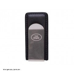 Ferma fogli in pelle e Nikel Story Uomo The Bridge