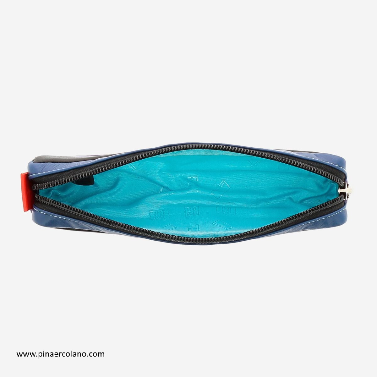 Astuccio porta tutto in pelle colorata DuduBags " Creta " nero