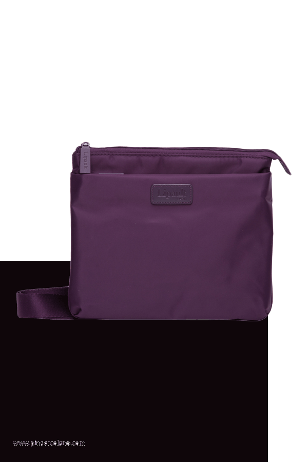 Borsa a bandoliera piatta in tessuto - Plume - Lipault