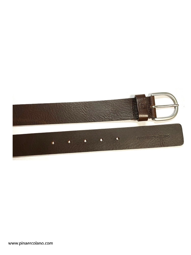 Cintura Uomo - Trussardi Jeans - Cm 3,5 - Mis. cm 115 - Testa Di Moro
