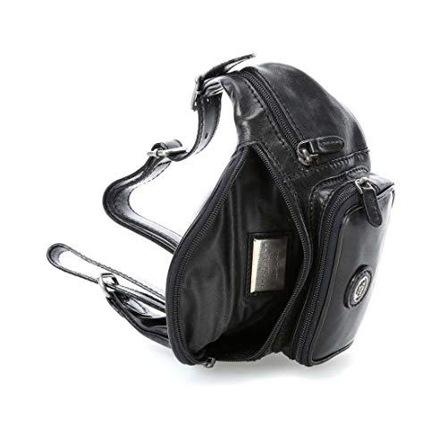 Marsupio in pelle con tascone Story Viaggio- The Bridge