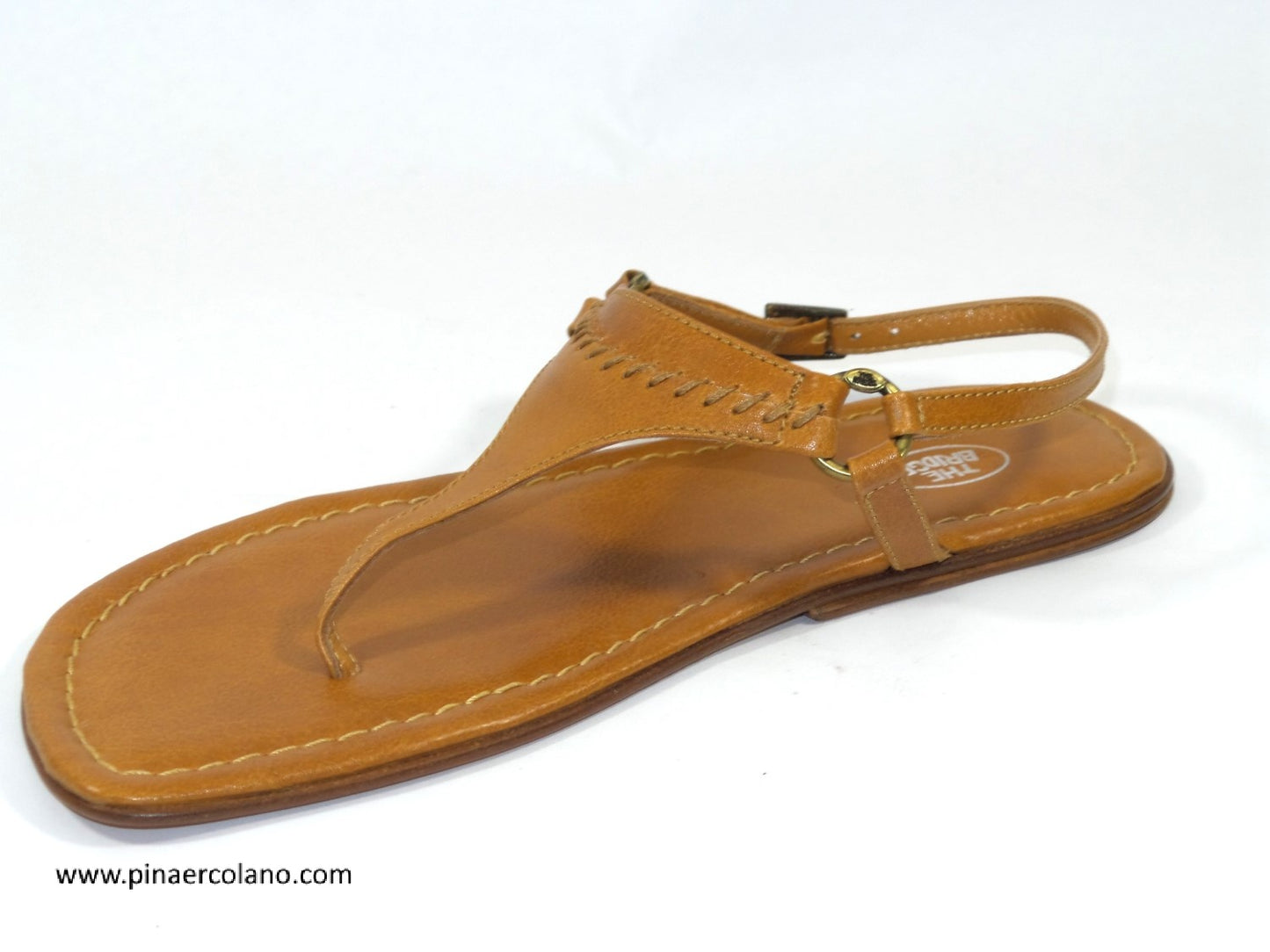 Sandali Infradito Donna di pelle The Bridge - Naturale