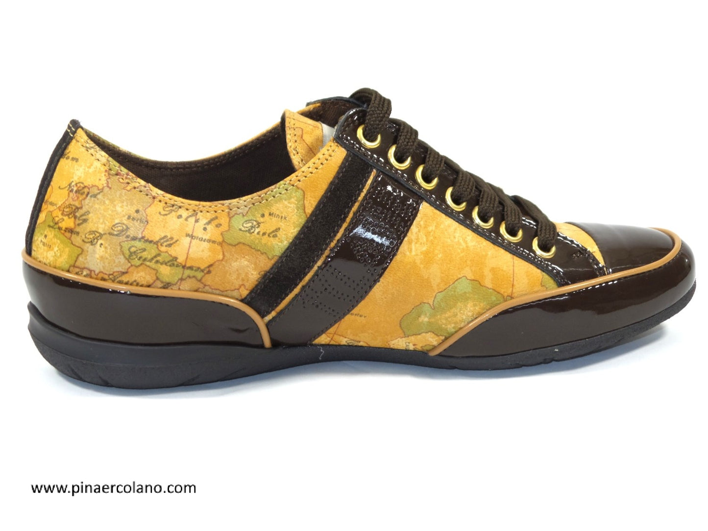 Sneaker in pelle e vernice Donna Alviero Martini Classe Geo Classic