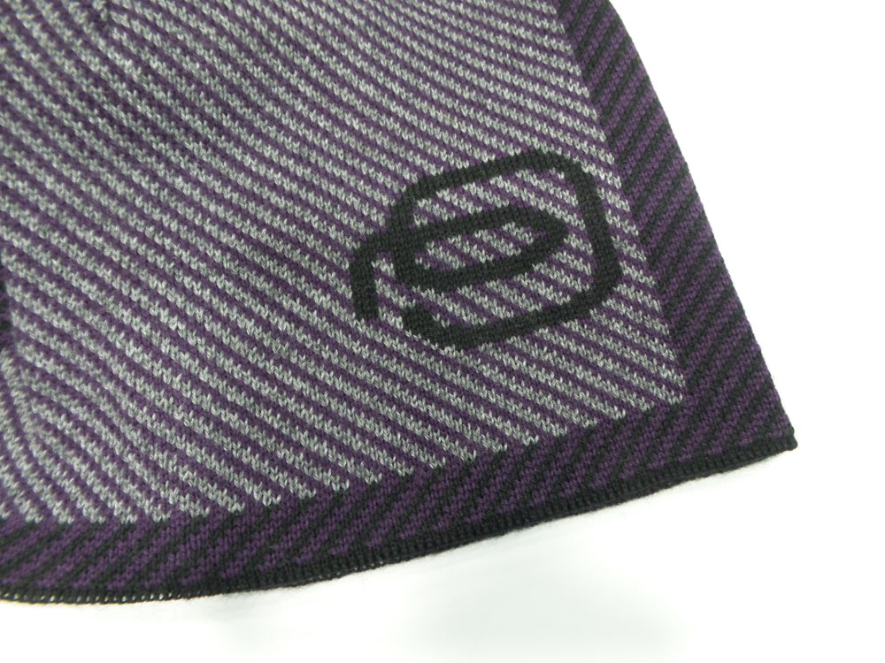 Zuccotto lana - acrilico a righe bicolore Piquadro