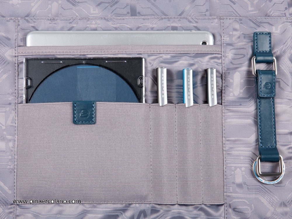 Cartella porta computer in tessuto Piquadro " Orion"