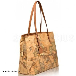 Borsa Shopping Grande Lavoro Alviero MartiniPrima Classe Geo Classic CD024