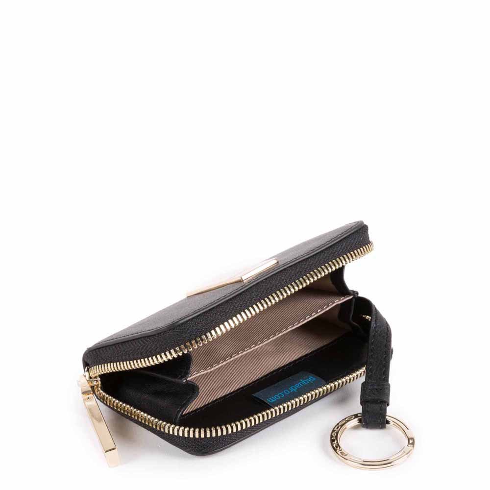 Portachiavi a busta con scomparti in pelle - Dafne Piquadro