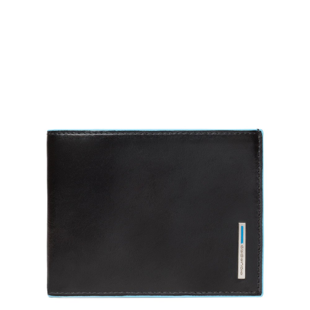 Portafoglio uomo con monete in pelle - RFID - Blue Square - Piquadro