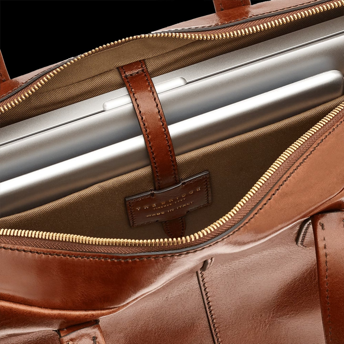 Borsa cartella porta computer 14.1" in cuoio - Vespucci - The Bridge