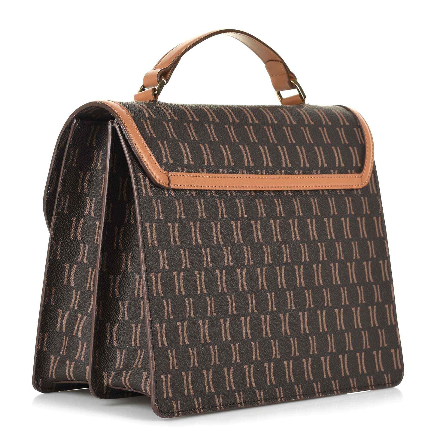 Borsa a mano con tracolla e patta - Monogramma - Alviero Martini Prima Classe