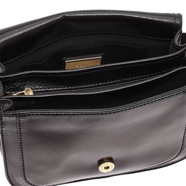 Borsa a tracolla in pelle con scomparti Story Donna The Bridge