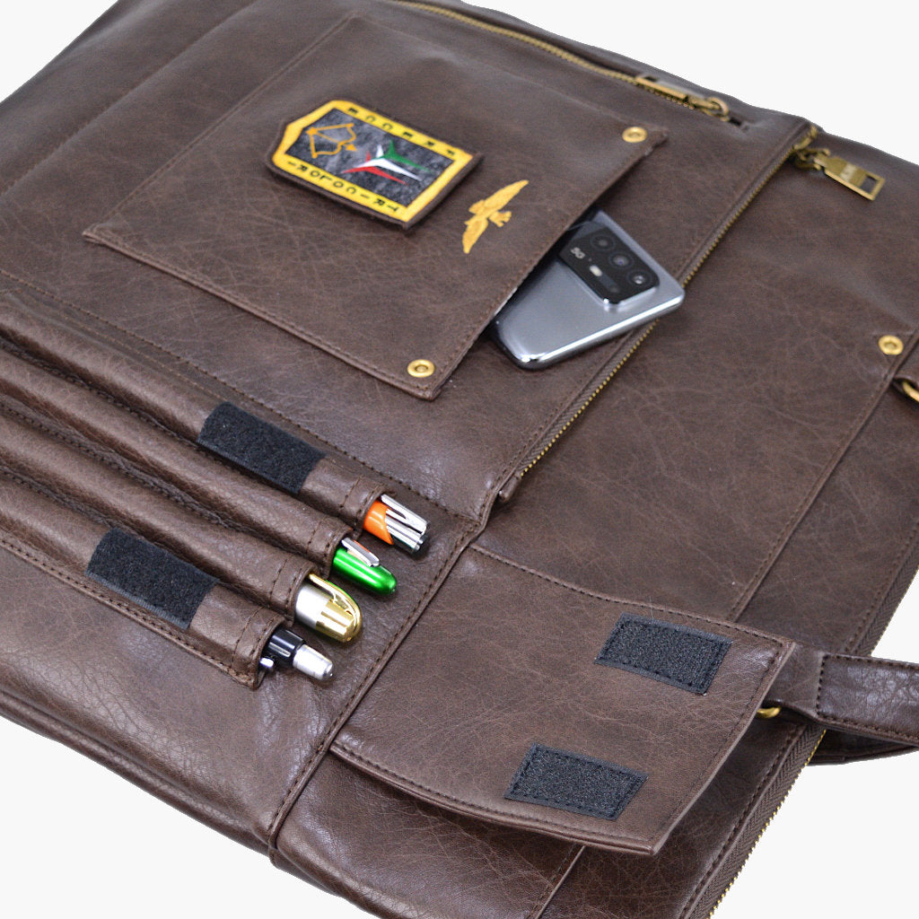 Cartella due manici cerniera porta computer 15.6" - Pilot - Aeronautica Militare
