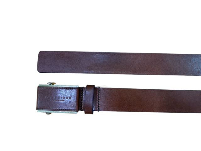 Cintura uomo in pelle 3,5 cm con fibbia a cassetta - Brunelleschi - The Bridge