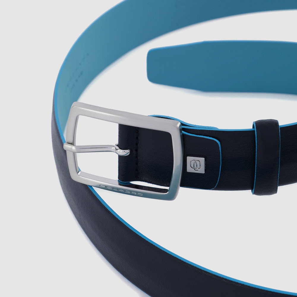 Cintura uomo in pelle cm 3,5 - Blue Square - Piquadro