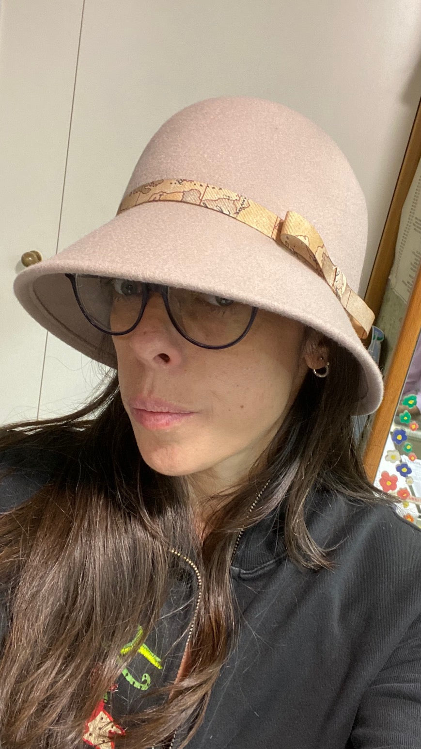 Cappello cloche donna ala svasata gros geo - Alviero Martini Prima Classe