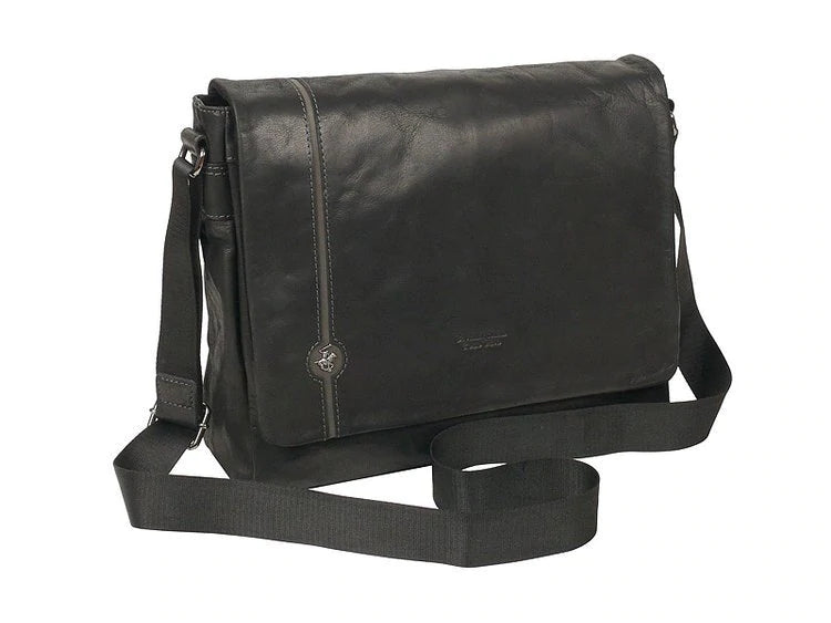 Messenger in pelle porta computer 13" - Explore - Beverly Hills Polo Club
