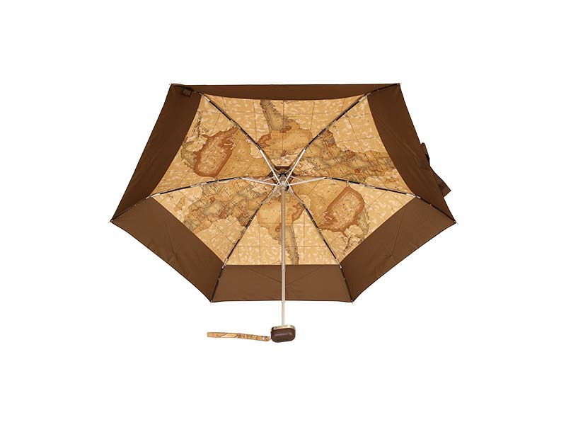 Ombrello mini pieghevole Geo Central Testa di Moro - Alviero Martini Prima Classe
