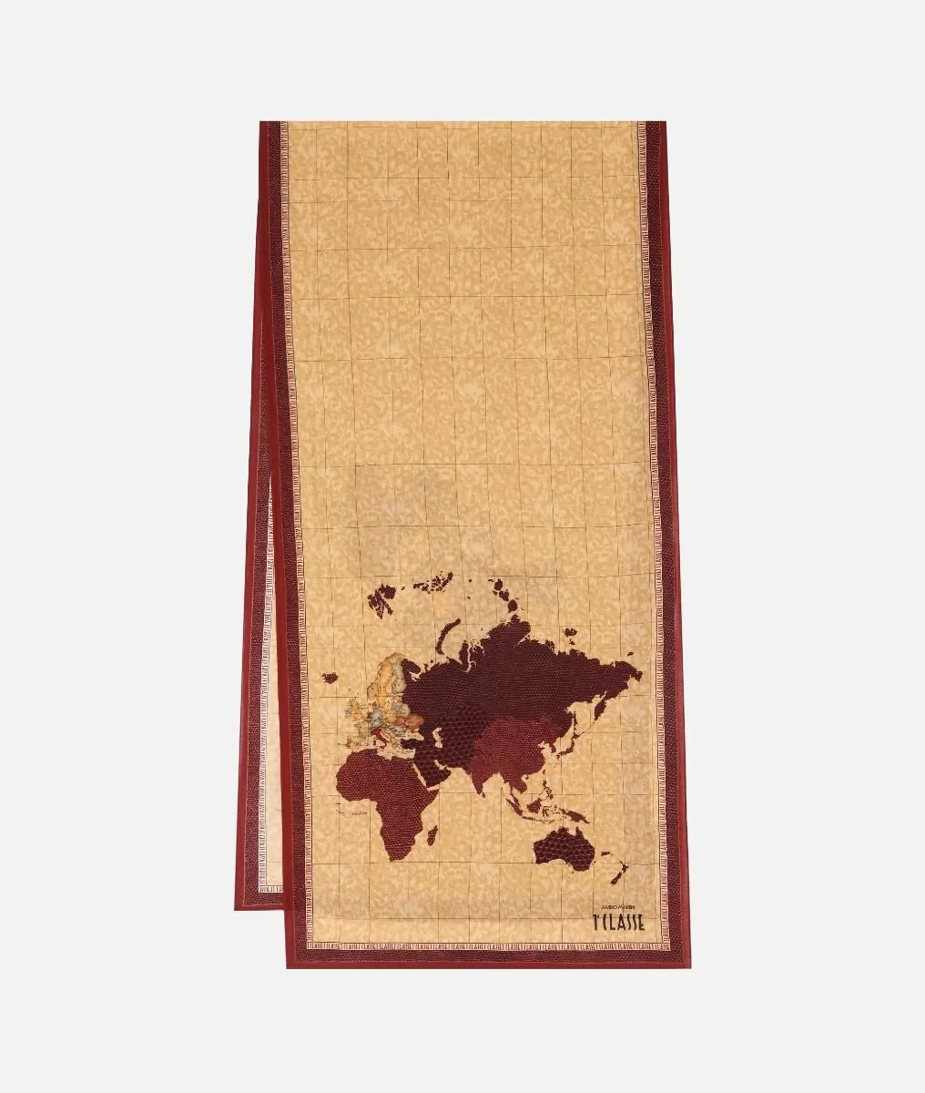 Sciarpa in viscosa 45 x 180 cm - Geo Esotic - Alviero Martini Prima Classe