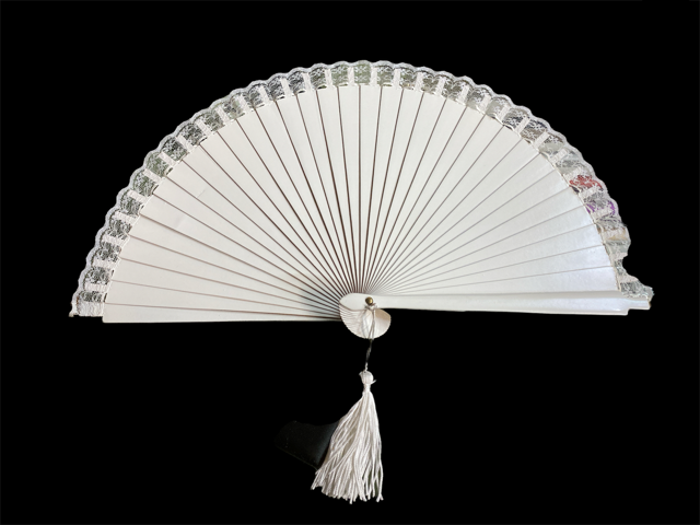 Ventaglio Spagnolo - Bianco - Abanicos Lola Blay